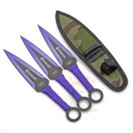 Набор метательных ножей BOKERА фиолетовый 3шт
